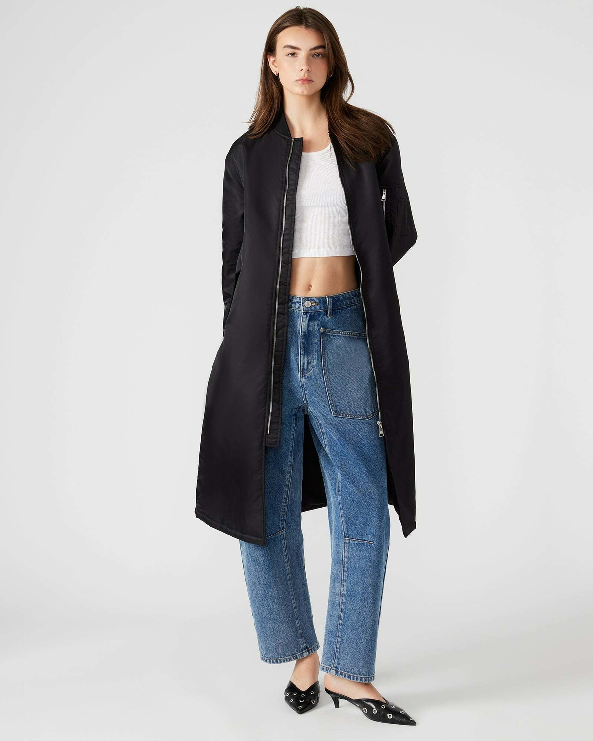 Steve Madden Vindy Coat in Black