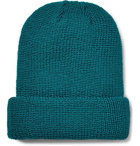 Nike - Logo-Appliquéd Ribbed Knitted Beanie - Men - Green