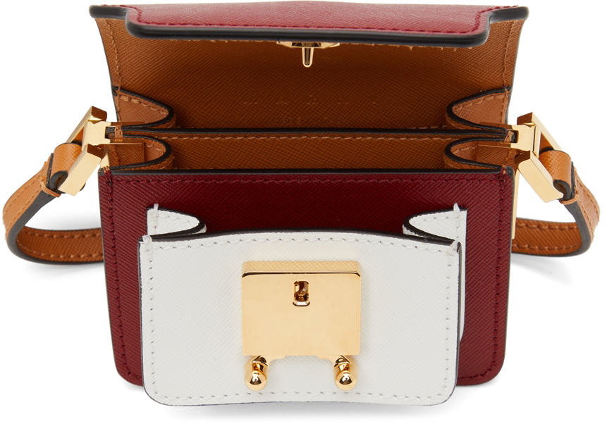 Marni Nano Trunk Leather Shoulder Bag