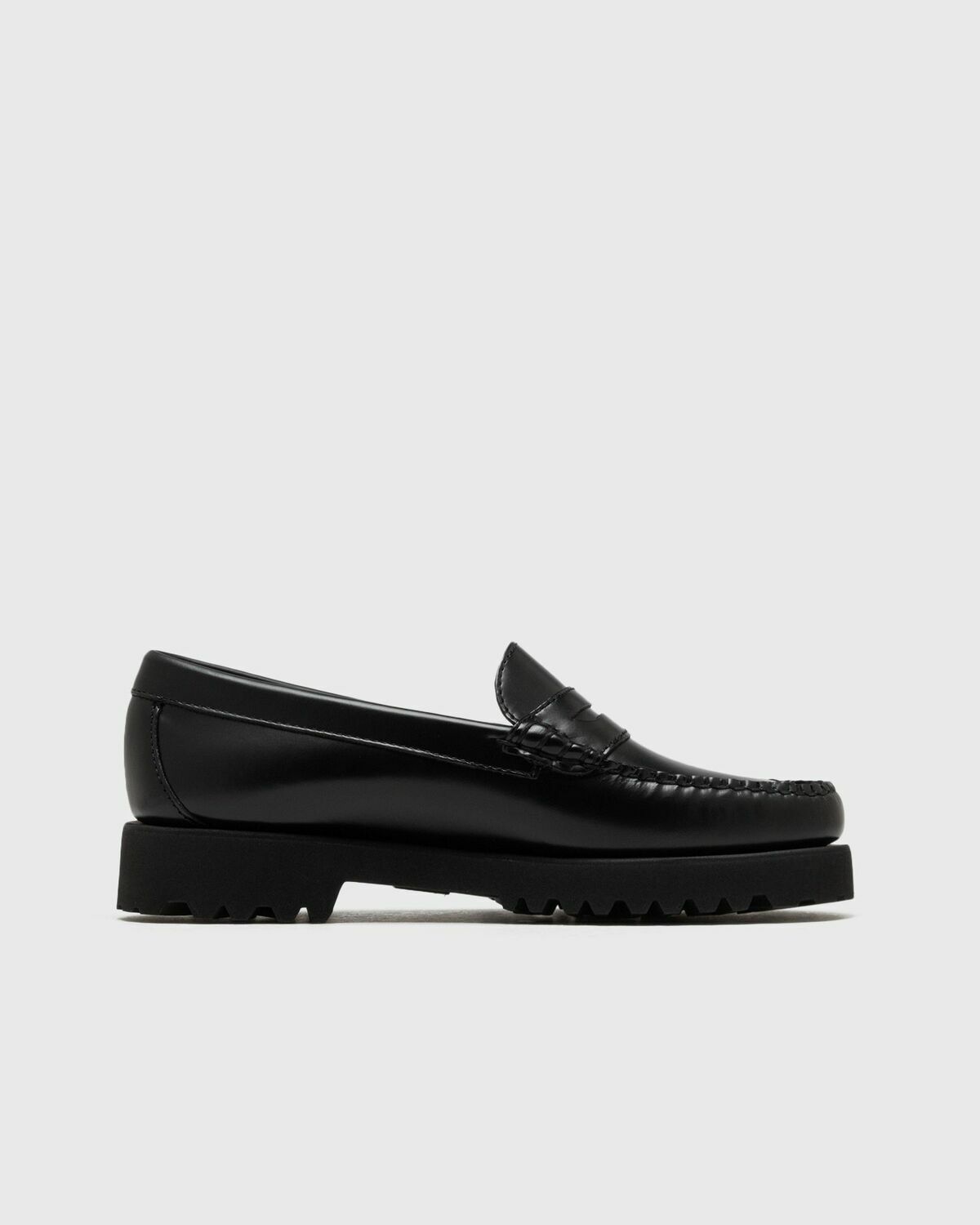 G H Bass WEEJUN 90 Penny Lthr Black Womens Casual Shoe