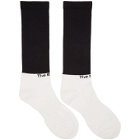 TAKAHIROMIYASHITA TheSoloist. Black and White SK8 Socks