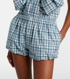 Acne Studios Checked cotton shorts