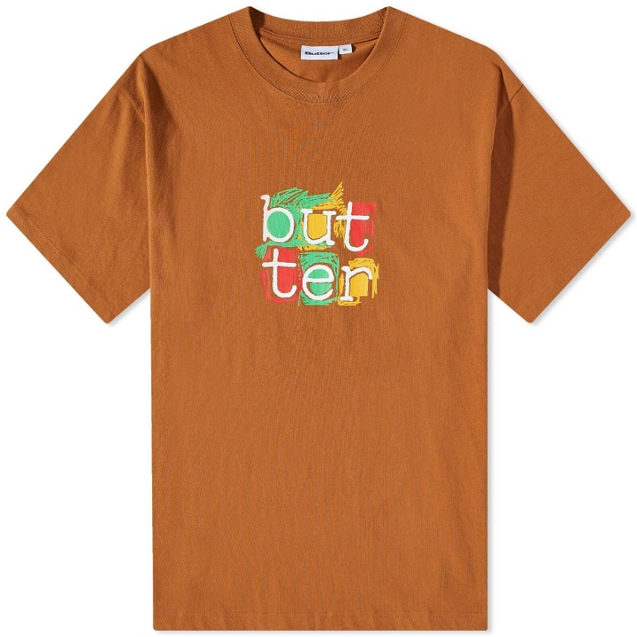 Photo: Butter Goods Men's Scribble T-Shirt in Oak Brown