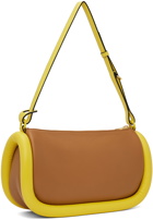 JW Anderson Brown & Yellow Bumper-15 Leather Crossbody Bag