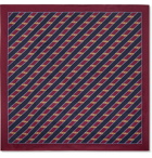 Gucci - Printed Silk-Twill Pocket Square - Red