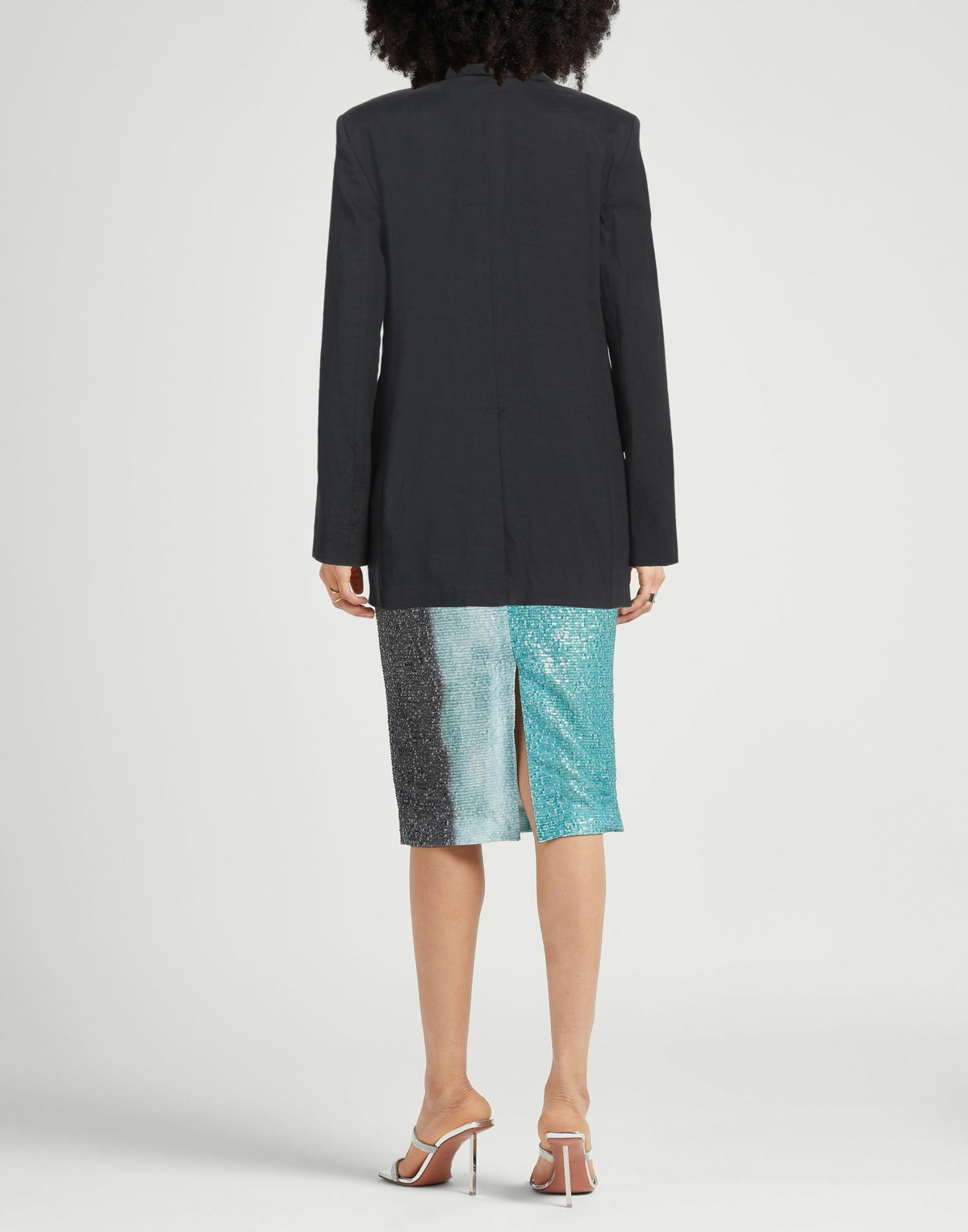 Theory Womens Blazer Charcoal