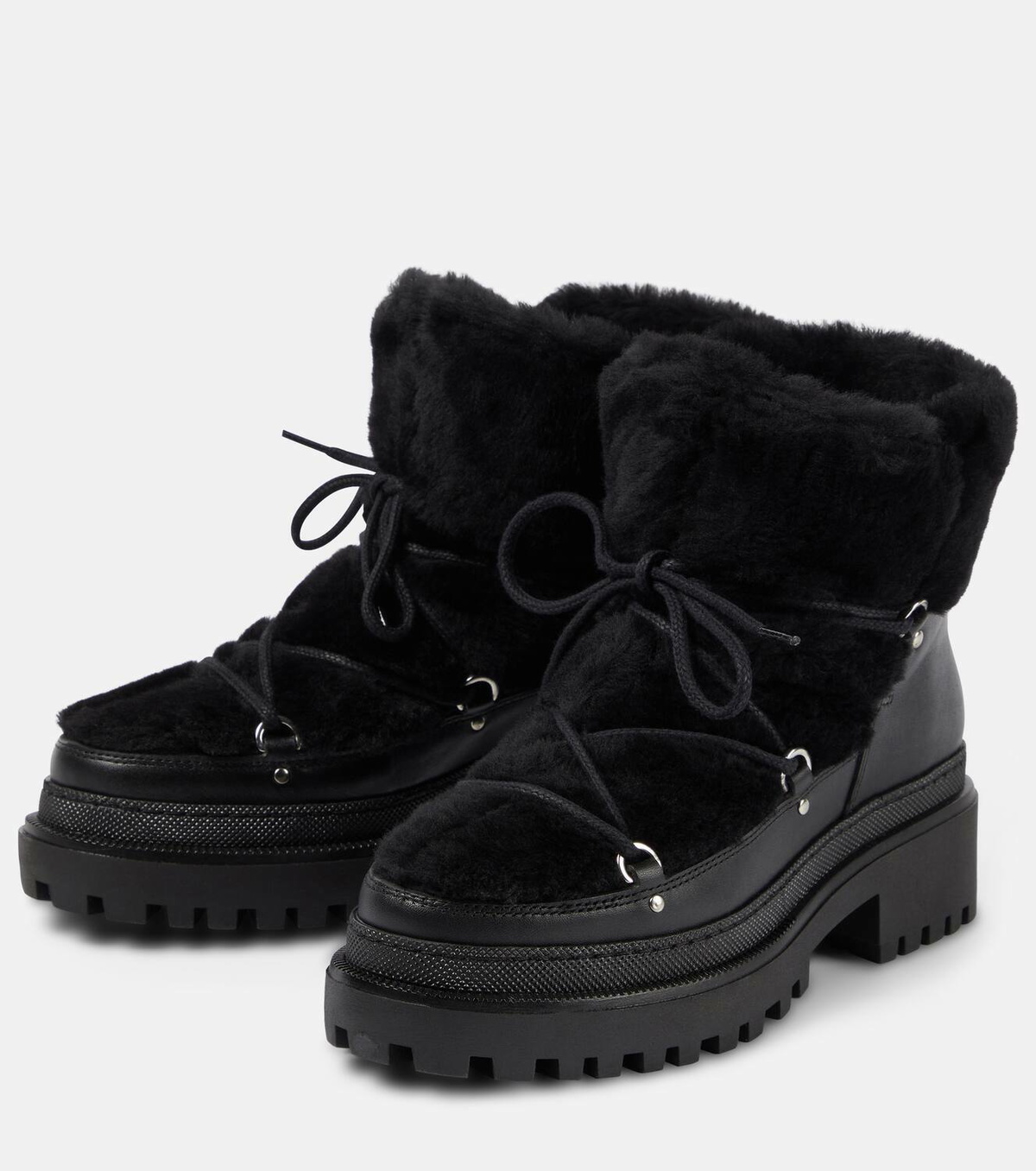 Yves Salomon Shearling ankle boots