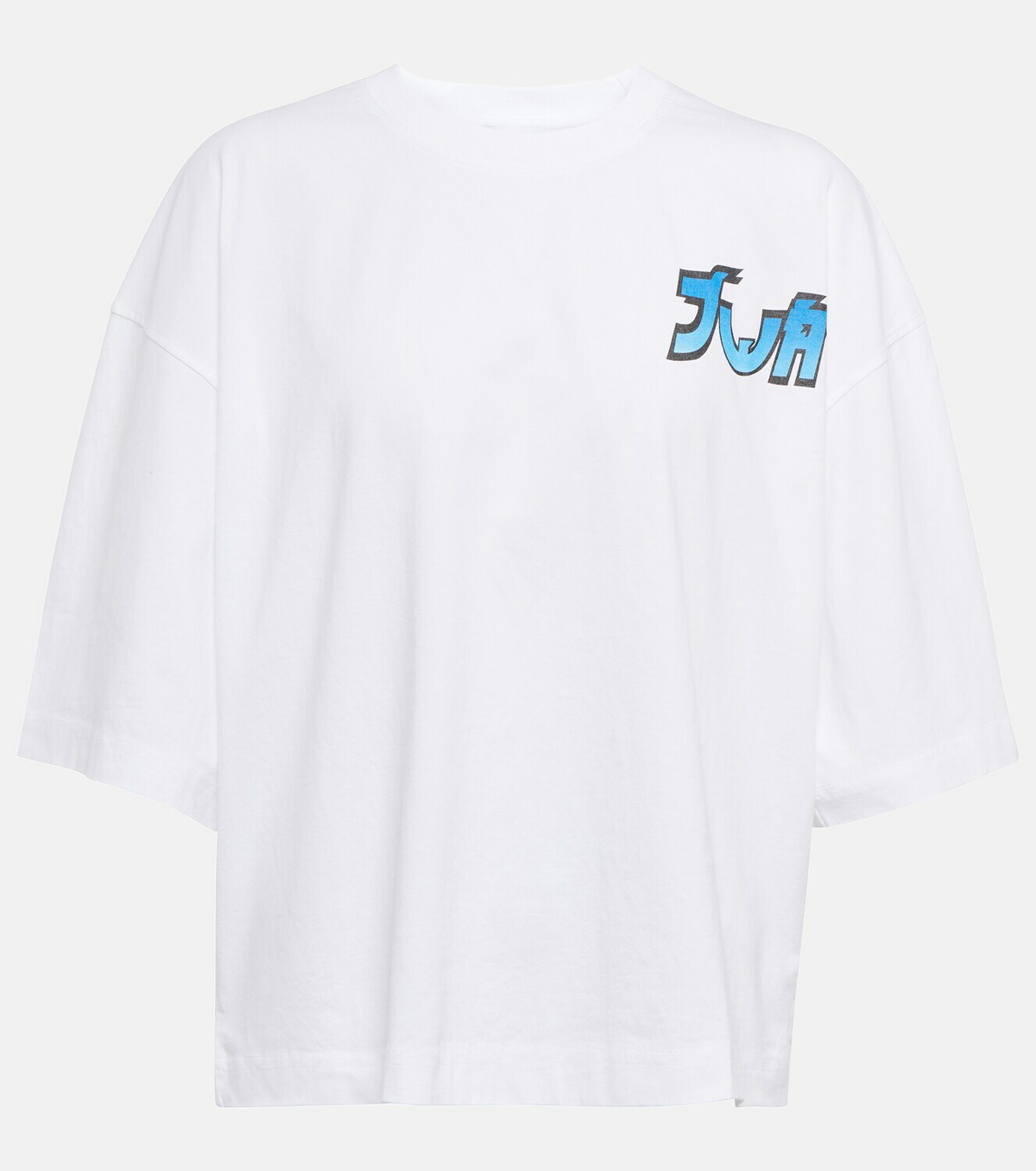 JW Anderson - x Run Hany logo cotton T-shirt JW Anderson