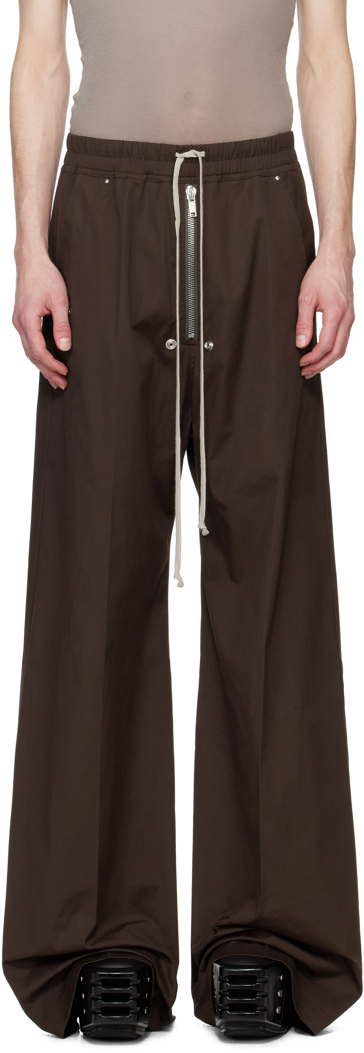 RICKOWENS HollywoodWideBela Rick Owens Wide by on Brown
