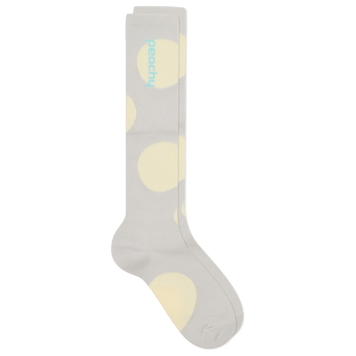 Photo: Peachy Den Women's Oversized Sports Sock Presented by END. in Multi 