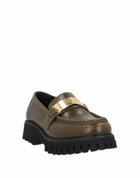 Maje Womens Loafers Khaki