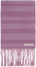 Acne Studios Purple Knit Scarf