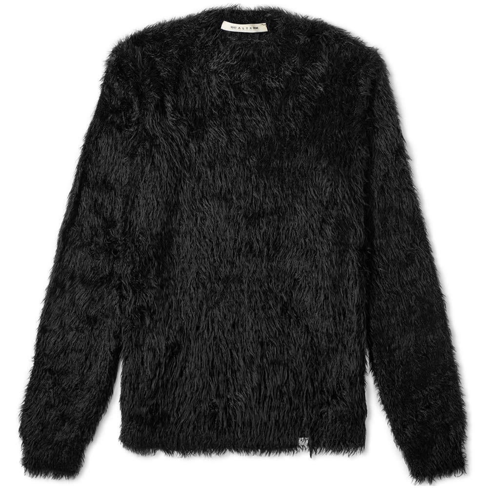 1017 Alyx 9sm Faux-fur Sweater - Black