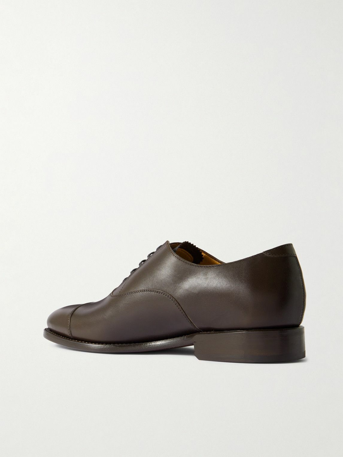 MORJAS - Leather Oxford Shoes - Brown