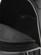 TOM FORD - Suede-Trimmed Full-Grain Leather Backpack