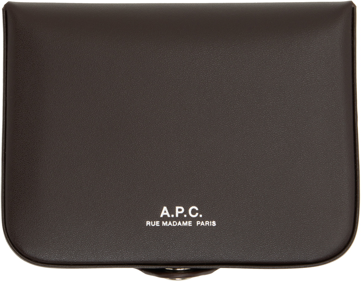 A.P.C. Brown Josh Coin Pouch
