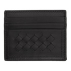 Bottega Veneta Black Intrecciato Card Holder