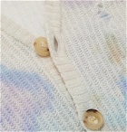 AMIRI - Distressed Tie-Dyed Cashmere Cardigan - Multi