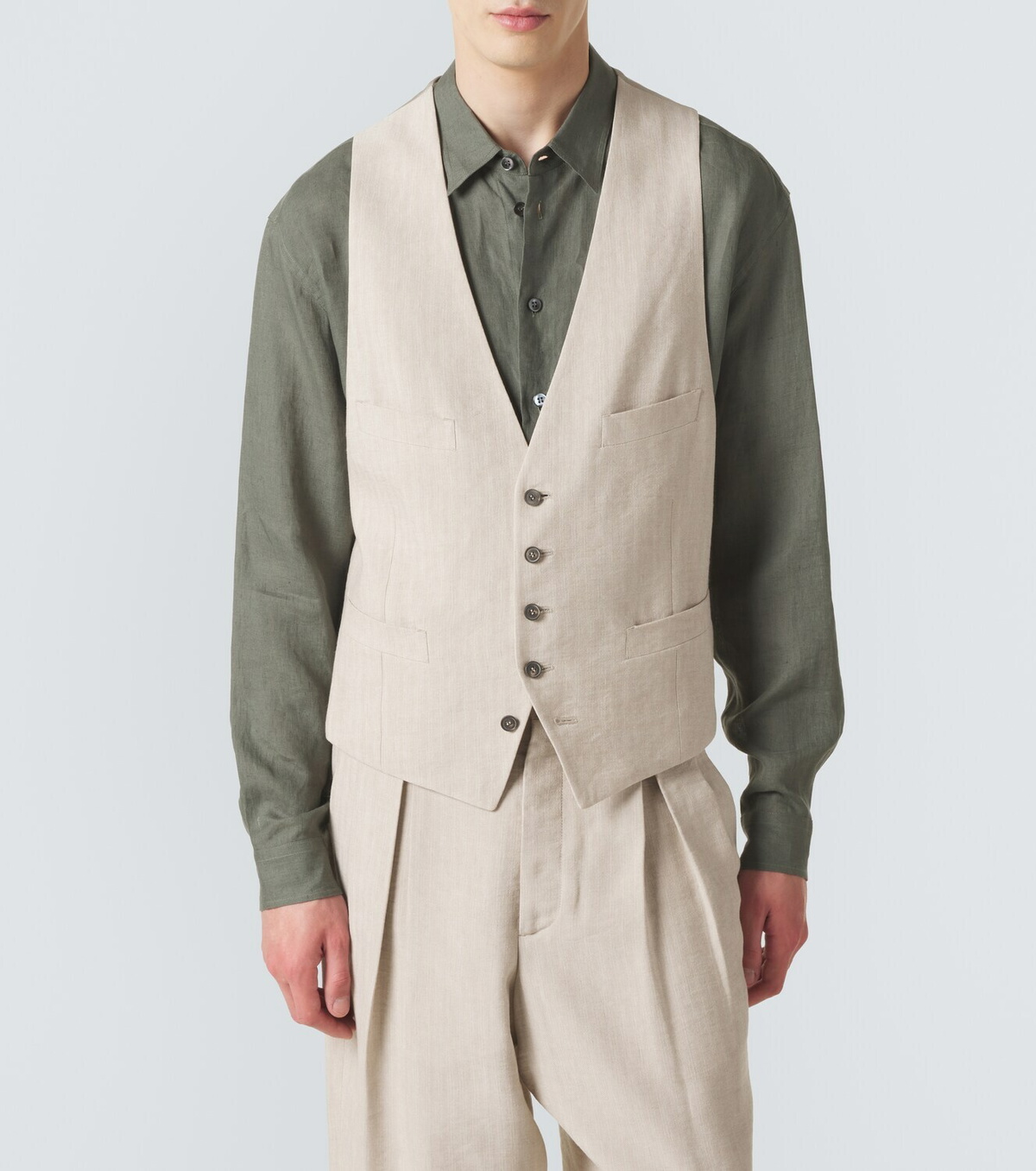 Giorgio Armani Single-breasted vest