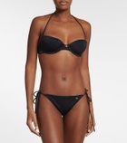 Tom Ford - Logo ruched bikini