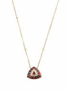 Jacquie Aiche 14K Yellow Gold Diamond Tourmaline Necklace