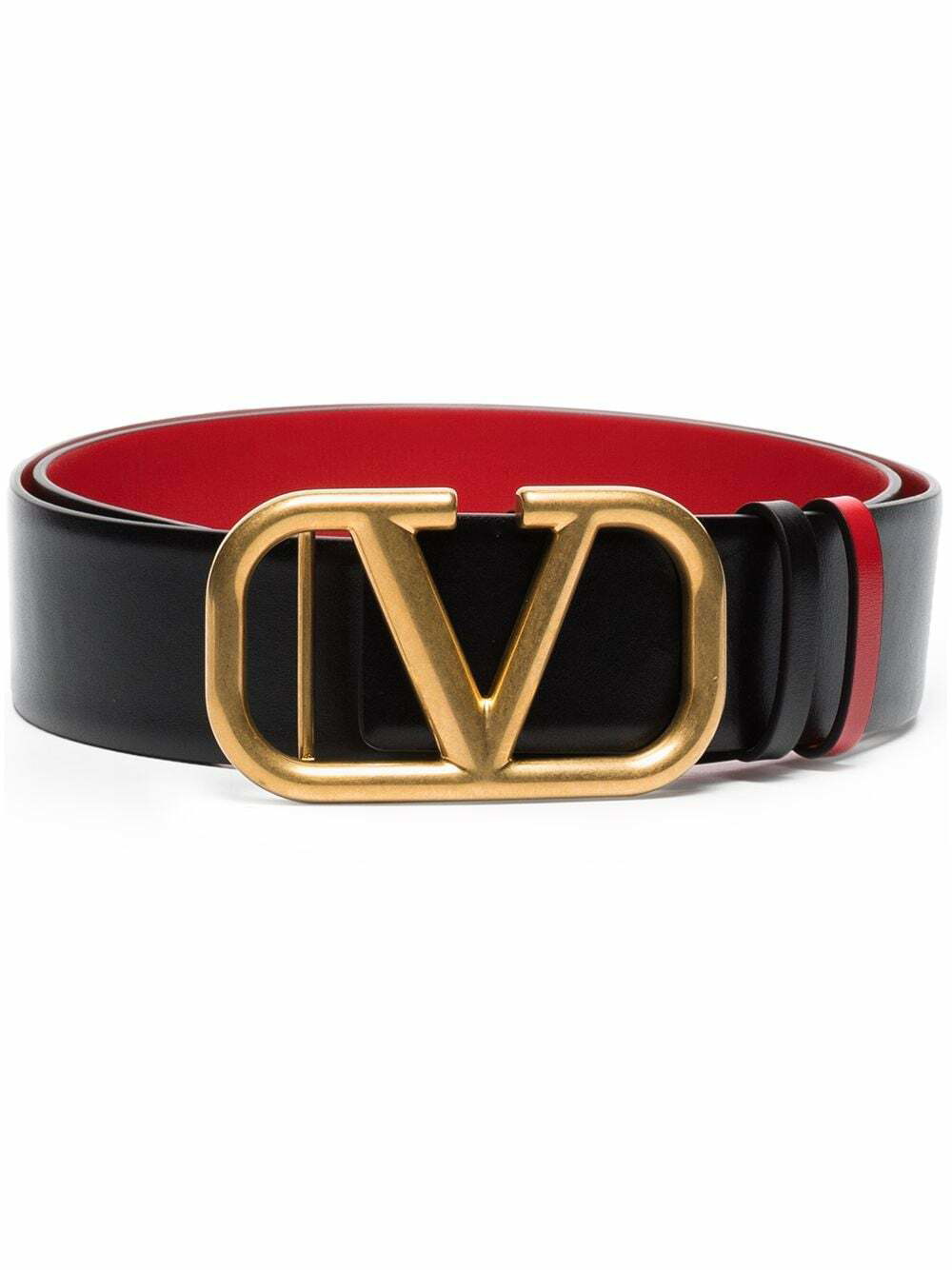 VALENTINO GARAVANI - Vlogo Signature Leather Reversible Belt Valentino ...