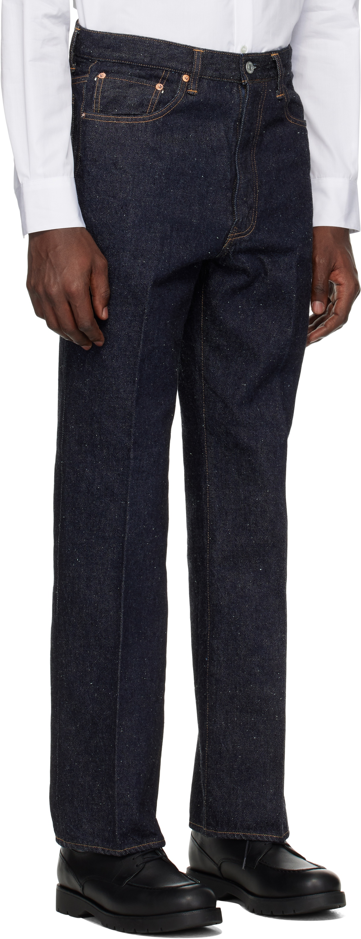 KAPTAIN SUNSHINE Blue Skate Shoecut Jeans