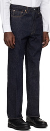KAPTAIN SUNSHINE Blue Skate Shoecut Jeans