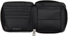 Maison Kitsuné Black Fox Head Square Zipped Wallet