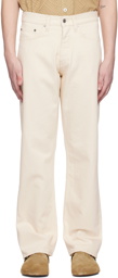 Sunflower Beige Relaxed-Fit Jeans