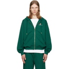 Casablanca Green Sport Type Zip‑Up Hoodie