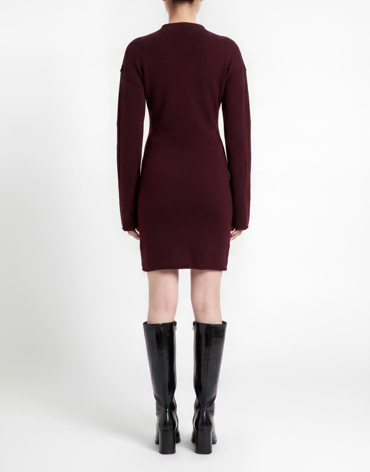 Helmut Lang Womens Mini dress Burgundy