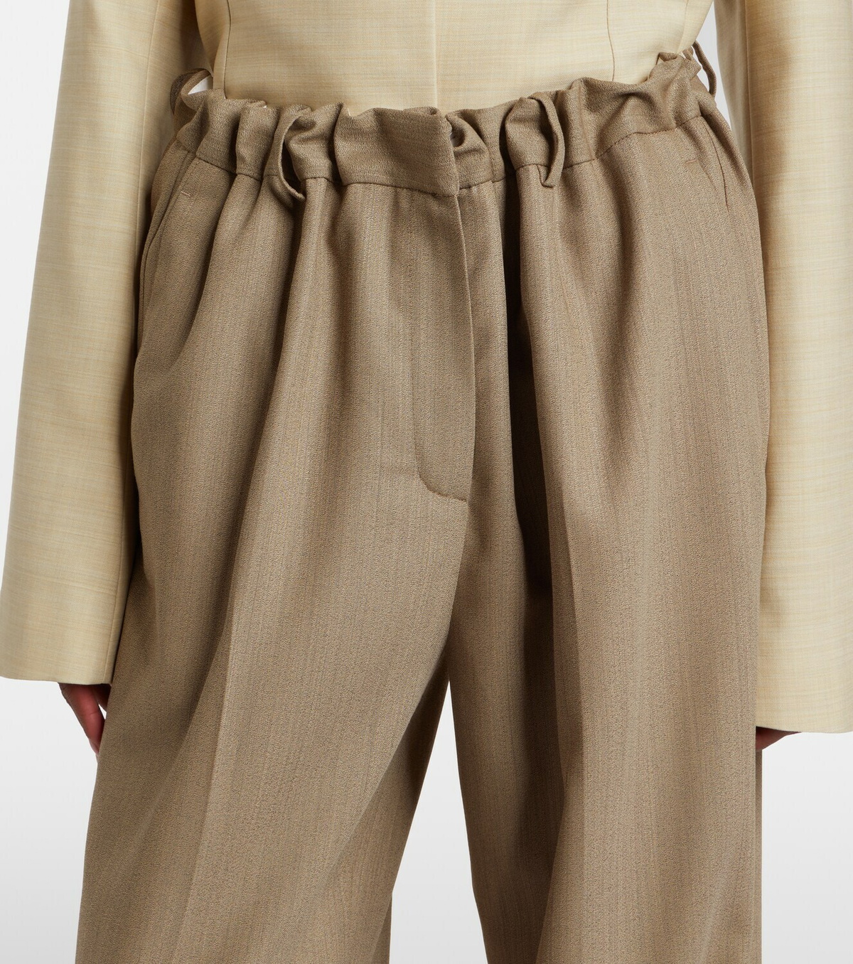 Calvin Klein Collection Fernanda wool-blend wide-leg pants