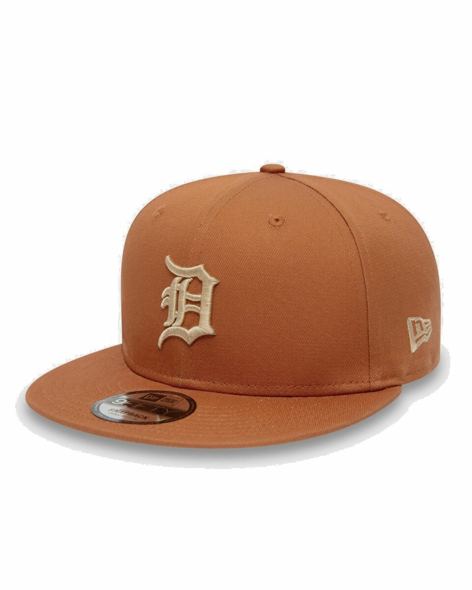 Photo: New Era Side Patch 9 Fifty Detroit Tigers Brown - Mens - Caps