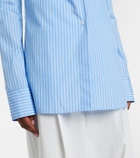 Toteme Striped cotton poplin shirt