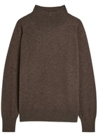 Reformation Merritt Turtleneck Cashmere Jumper Brown