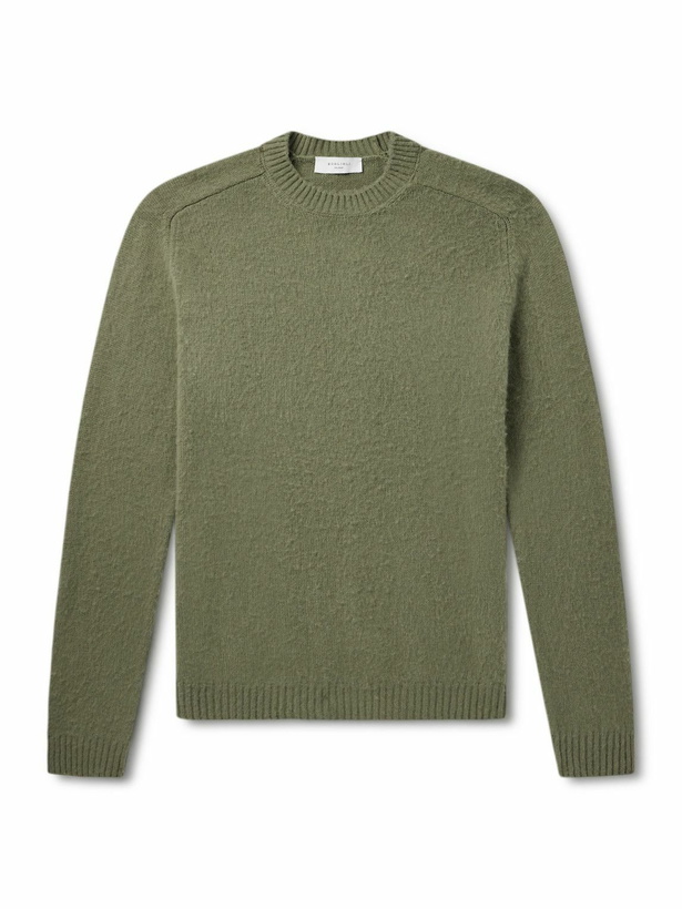 Photo: Boglioli - Slim-Fit Wool and Cashmere-Blend Sweater - Green