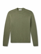Boglioli - Slim-Fit Wool and Cashmere-Blend Sweater - Green