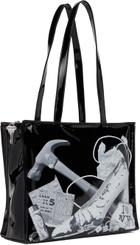 VAQUERA Black Trompe L'oeil Tote