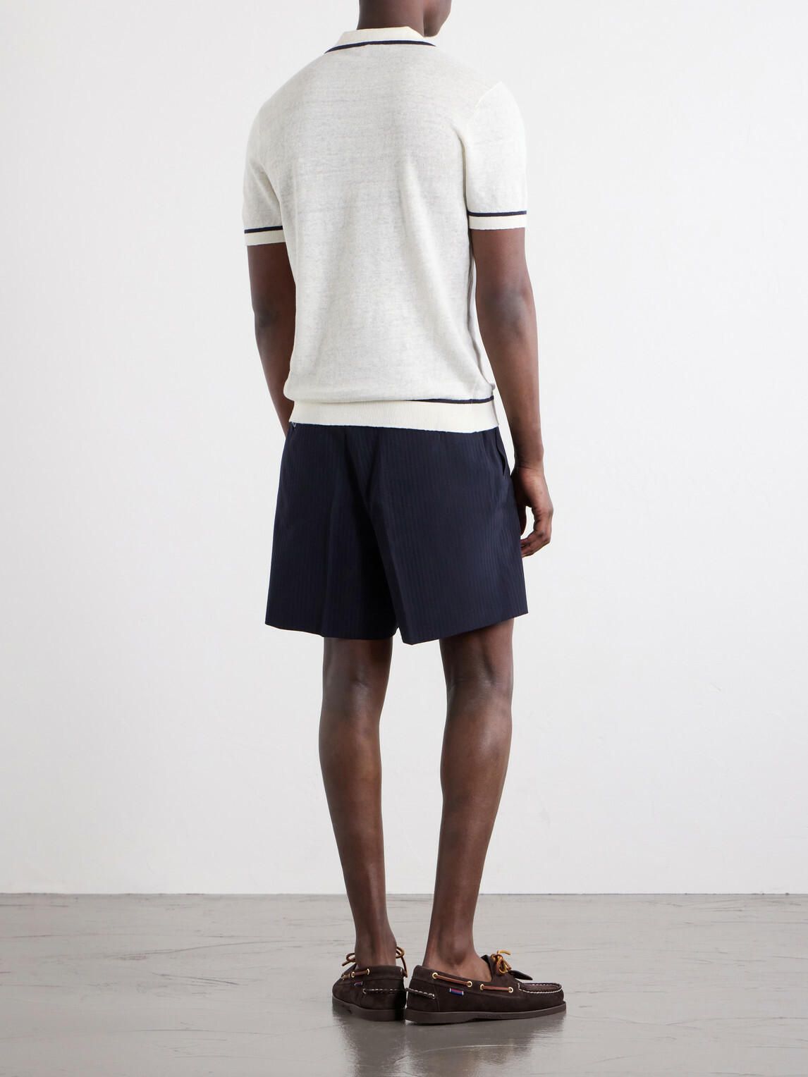 Onia - Linen Polo Shirt - Neutrals