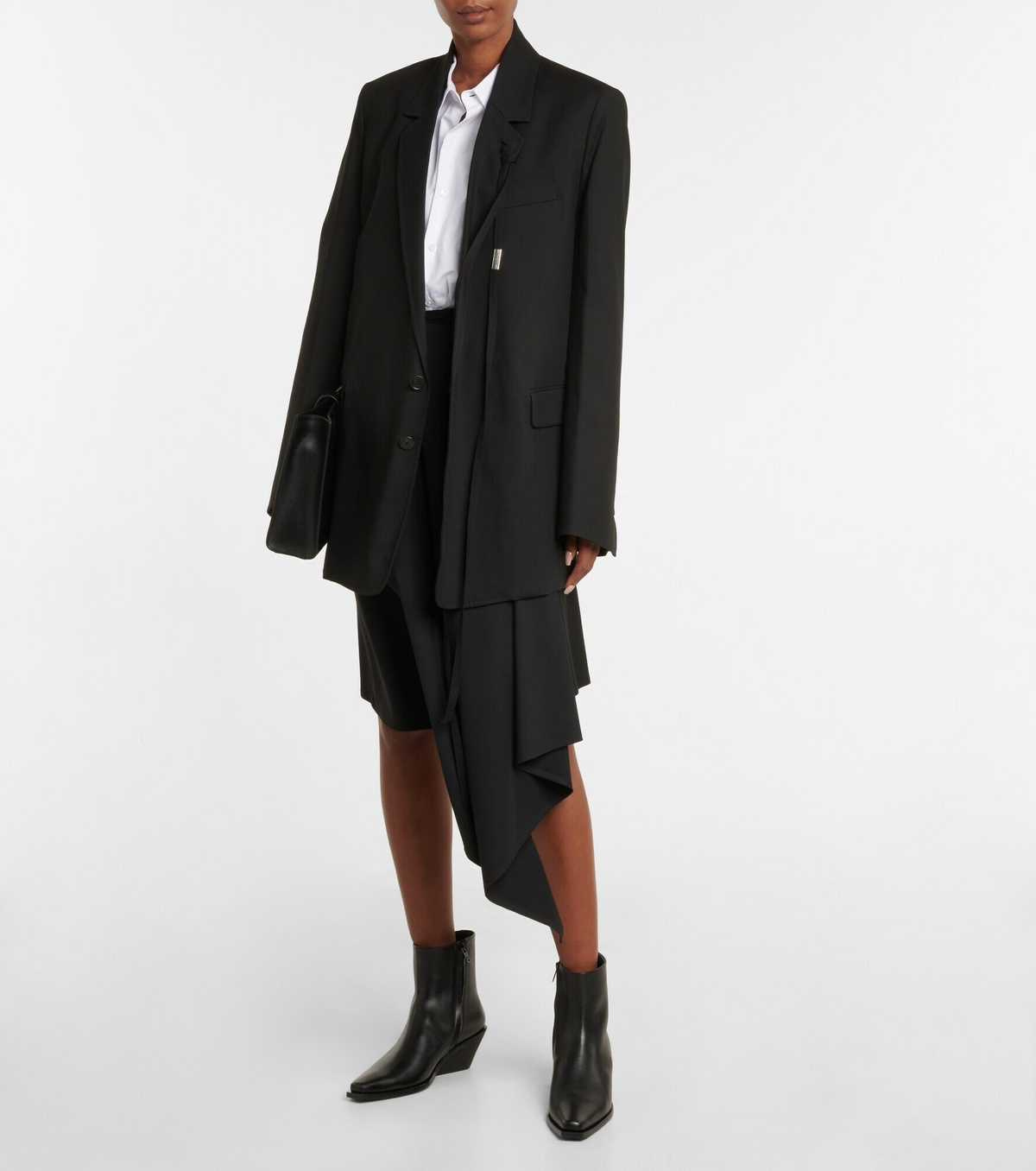【関税込み】Ann Demeulemeester ブラック Gerda ブーツ Ann Demeulemeester Black Gerda Boots In 099 Black | ModeSens