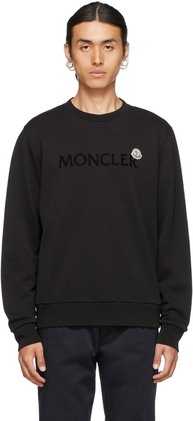 Photo: Moncler Black Lettering Sweatshirt