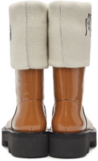 JW Anderson Tan Fisherman Boots