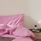 Tekla Fabrics Pillowcase in Mallow Pink 