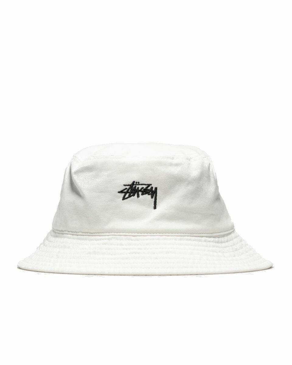 Photo: Stussy Stock Bucket Hat White - Mens - Hats