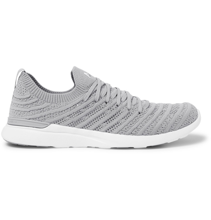 Photo: APL Athletic Propulsion Labs - TechLoom Wave Running Sneakers - Gray