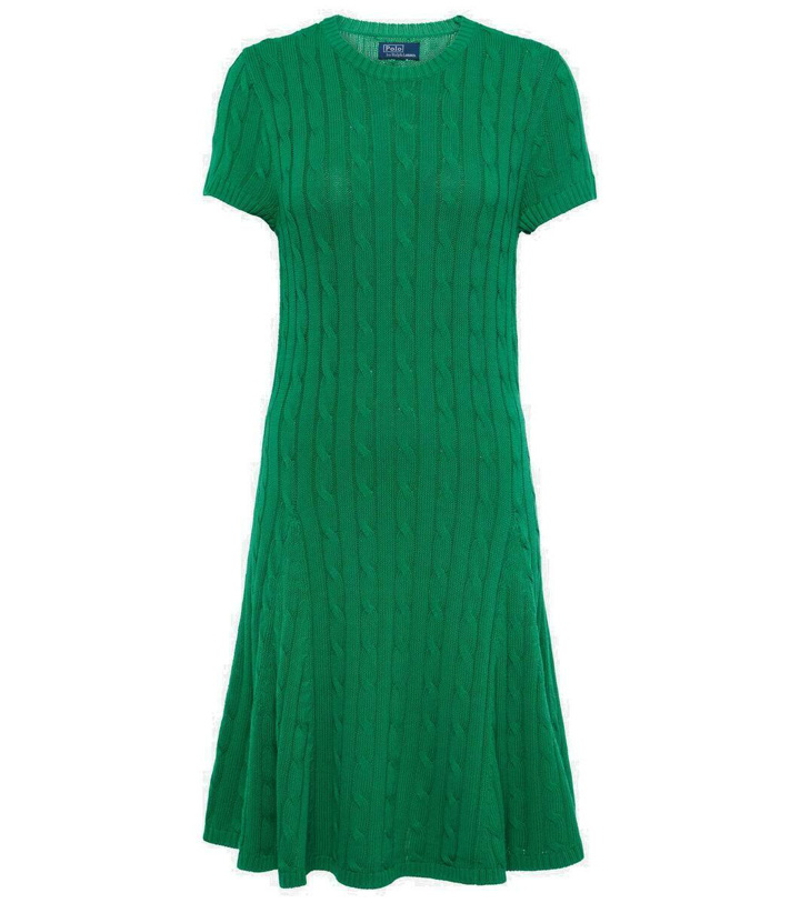 Photo: Polo Ralph Lauren Cable-knit minidress