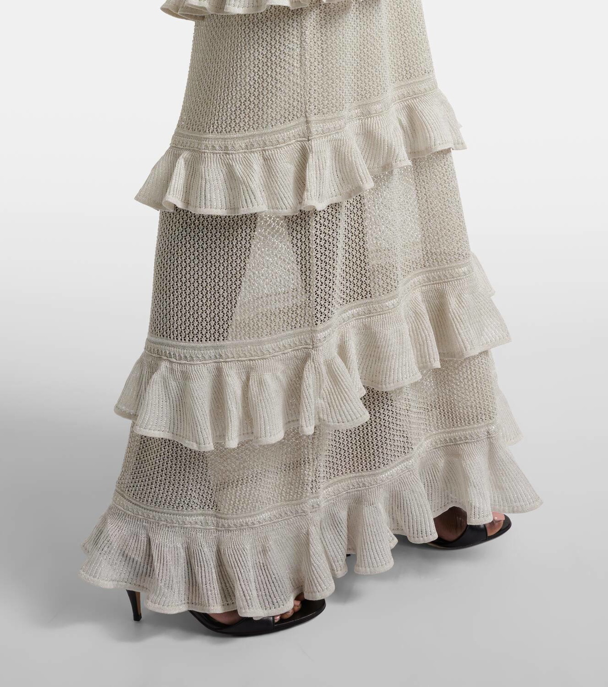 【Zimmermann】Crush Frilled knitted maxi dress Zimmermann Crush Frilled knitted maxi dress Zimmermann