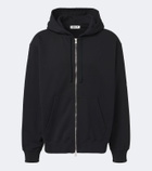 CDLP Cotton zip-up hoodie