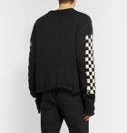 Rhude - Distressed Cotton Sweater - Black